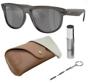 Ray-Ban RBR0501S BOYFRIEND REVERSE Square Shape Sunglasses with Official Eyewear Kit Bundle