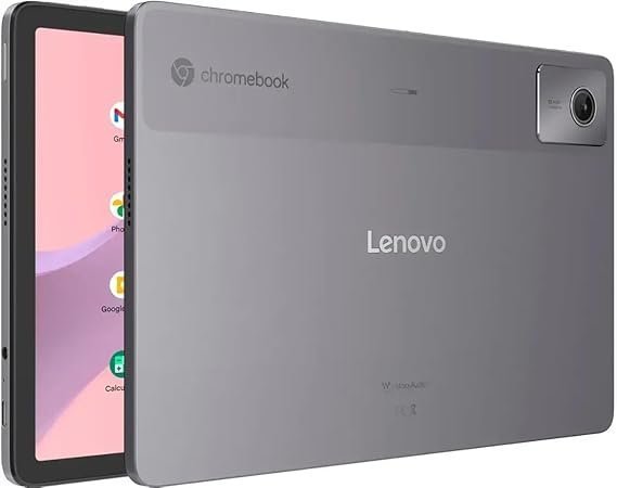 Lenovo - Duet 11 Chromebook - 11" 2K LCD Touchscreen 2-in-1 Tablet - MediaTek Kompanio 838-4GB RAM - 128GB - eMMC with Keyboard - Luna Gray