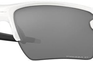 Oakley OO9188 Sunglasses Bundle: OO 9188 FLAK 2.0 XL 918881 Polished White and Medium Black leash Accessory kit