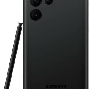 SAMSUNG Galaxy S22 Ultra 5G, US Version, 128GB, Black - Unlocked (Renewed)