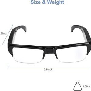 Glasses with 1080P HD Wearable Glasses，Portable Outdoor Sports Camera Eye Glasses for Biking,Hunting, Hiking Shooting Included 32G TF Card