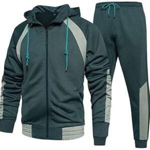 Men's Sports Sweatshirt Suit Fashion Versatile Hooded Zipper Two-piece Casual Comfortable Soft Long-sleeved Suit