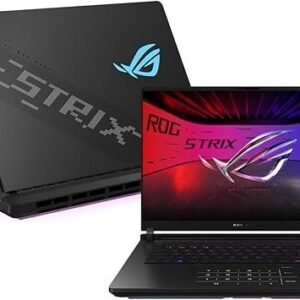 EXCaliberPC [2025] ASUS ROG Strix Scar 16 G635LX-XS97 Pro Extreme (Intel Core Ultra 9 275HX, 96GB DDR5 RAM, 4TB NVMe SSD, NVIDIA GeForce RTX 5090, 16" 240Hz Mini LED, Windows 11 Pro) Gaming Laptop