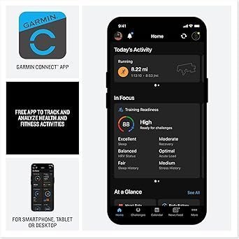 Garmin® Venu® X1, Thin and Lightweight GPS Smartwatch, AMOLED Display, Advanced Health and Fitness Features, Black with Slate Titanium Caseback and Black ComfortFit Nylon Band