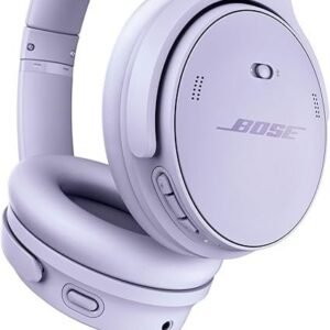 Bose QuietComfort Bluetooth Headphones, Wireless Headphones with Active Over Ear Noise Cancelling and Mic, Deep Bass, Up to 24 Hours of Playtime, Chilled Lilac - Limited Edition Color