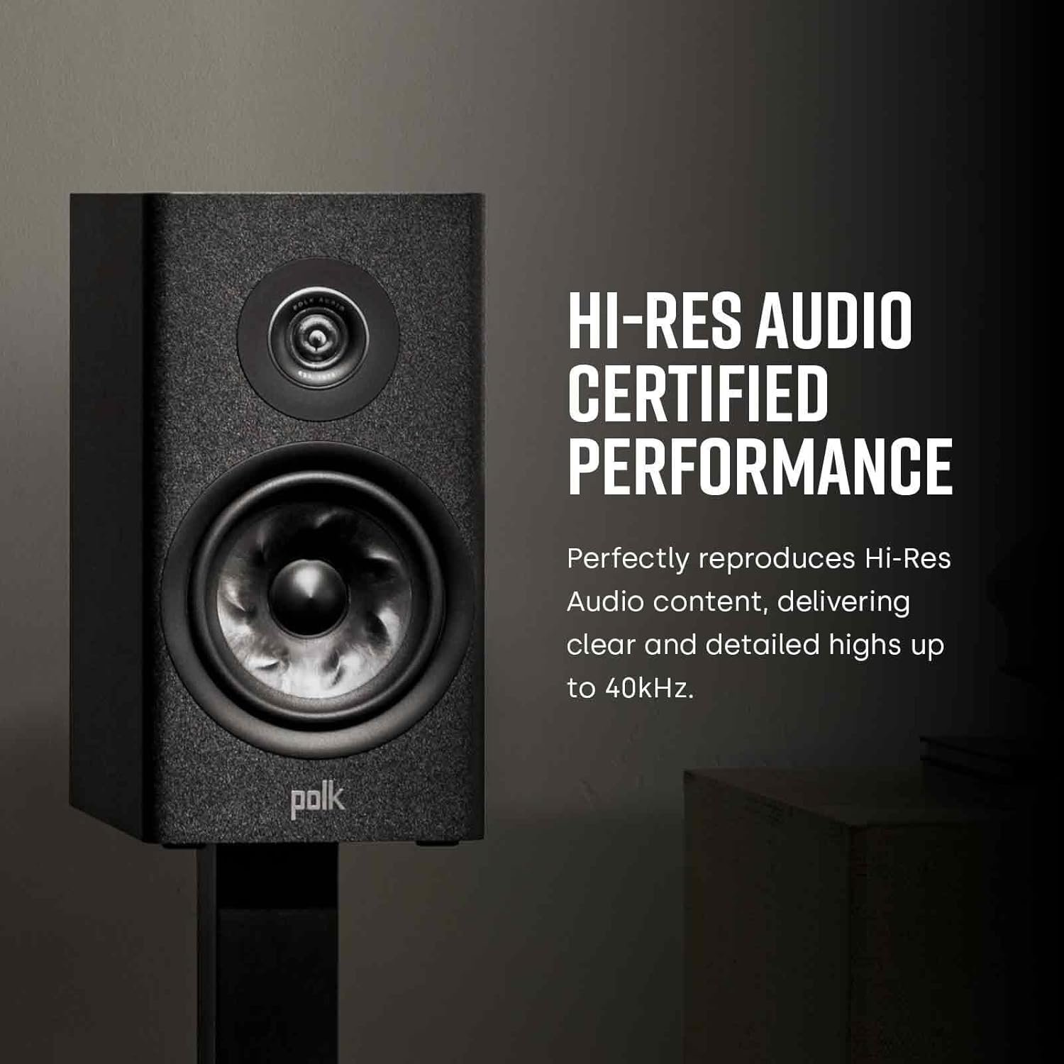 Polk Reserve R200 50th Anniversary Limited Edition Bookshelf Speaker for Dynamic, Detailed Home Theater Audio, 1" Pinnacle Ring Tweeter & 6.5" Turbine Cone Woofer, Dolby Atmos & IMAX Enhanced, Cherry