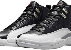 Jordan Air 12 Retro Men's Shoes White/French Blue/Metallic Silver/Varsity Red 130690-113