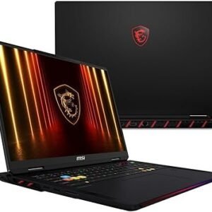EXCaliberPC [2025] MSI Raider 18 HX AI A2XWIG-014US (Intel Core Ultra 9 285HX, 64GB DDR5 RAM, 4TB NVMe SSD, NVIDIA GeForce RTX 5080, 18" UHD+ mini LED, Windows 11) Gaming Laptop