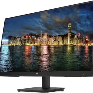 HP P24v G5 24 inch 1920 x 1080 Full HD Edge LED LCD Monitor, 2-Pack Bundle with HDMI, VG and Dual Desk Mount Monitor Stand