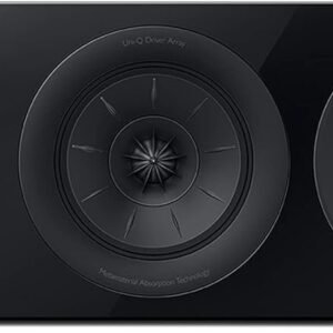 KEF R2 Meta Compact 3 Way Center Channel Speaker (Gloss Black)