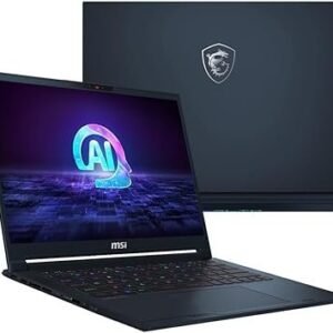 EXCaliberPC [2024] MSI Stealth 14 AI Studio A1VFG-091US Pro Extreme (Intel Core Ultra 9 185H, 96GB DDR5 RAM, 4TB NVMe SSD, NVIDIA GeForce RTX 4060, 14" 165Hz FHD+, Windows 11 Pro) Gaming Laptop