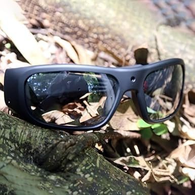 OhO sunshine Camera Sunglasses,4K Video 24M Resolution H.265 Smart Glasses with Built-in Memory for Outdoor Adventure