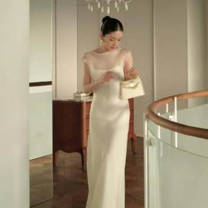 Ivory Dress - Midi Dress - Bridesmaid Dresses