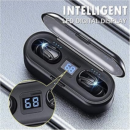 Wireless Earbuds Bluetooth Headphones 120hrs Play Back Sport Earphones with LED Display Ear Buds Built-in Mic Het for Workout