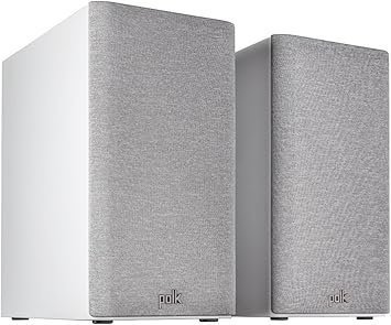 Polk Audio Reserve R200 Large Bookshelf Speaker for Dynamic, Detailed Home Theater Audio, 1" Pinnacle Ring Tweeter & 6.5" Turbine Cone Woofer, Dolby Atmos & IMAX Enhanced, Wall Mountable, White