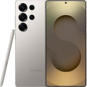 Samsung Galaxy S25 Ultra, 256GB Smartphone, Unlocked Android, AI Night Mode Camera, Snapdragon 8 Elite Fast Processor, 5000mAh Battery, Built-in S Pen, 2025, US 1 Yr Warranty, Titanium Gray