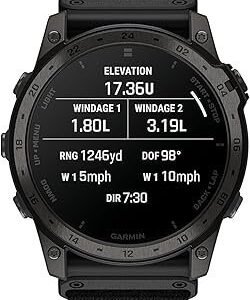 Garmin tactix® 7 – AMOLED Edition, Specialized Military and Tactical GPS Smartwatch, Adaptive AMOLED Display, Built-in Flashlight, Preloaded TopoActive Mapping
