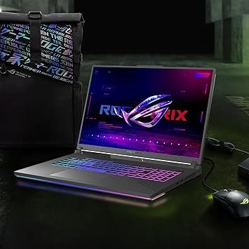 ASUS ROG Strix G18 RTX 5070 Gaming Laptop, 18“ ROG Nebula 2.5K 240Hz/3ms, AMD Ryzen 9 8940HX, NVIDIA RTX 5070 with ROG Boost, 32GB DDR5, 1TB SSD, RGB KB, ROG Cooling, Bundle with HyperX Cloud Headset