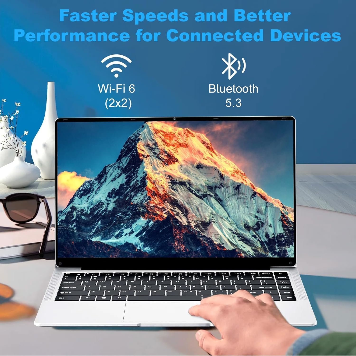 HP 2025 15.6" Touchscreen Laptop, with Office Pro Lifetime License, Intel 13th Core i3-1315U(Up to 4.5GHz), 32 GB RAM, 1 TB SSD, Intel UHD Graphics, Anti-Glare, Windows 11 Pro, w/Accessories