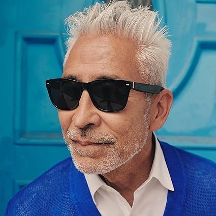 Amazon Echo Frames, an Alexa device (newest model), Smart glasses with Alexa, Square frames in Classic Black with polarized sunglass lenses