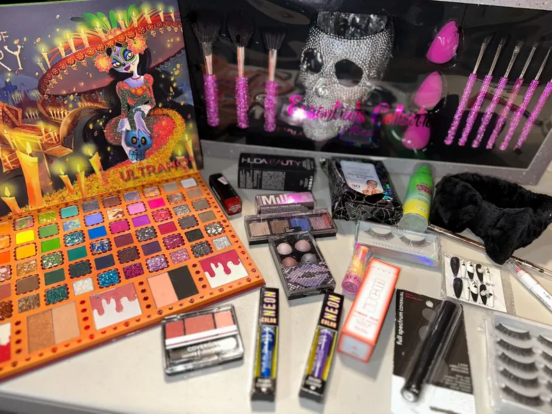 huge makeup brush set