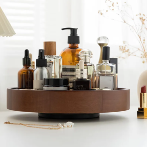 Wood Revolve Cosmetic Storage