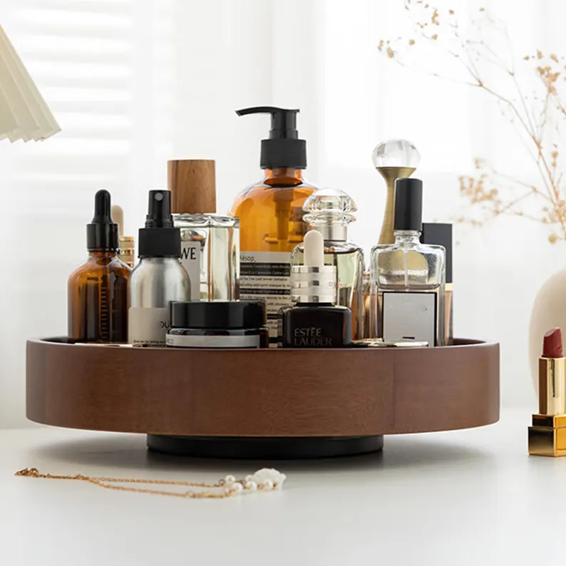 Wood Revolve Cosmetic Storage