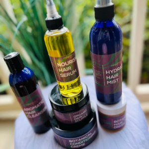 Natural Hair Care Ritual Set.