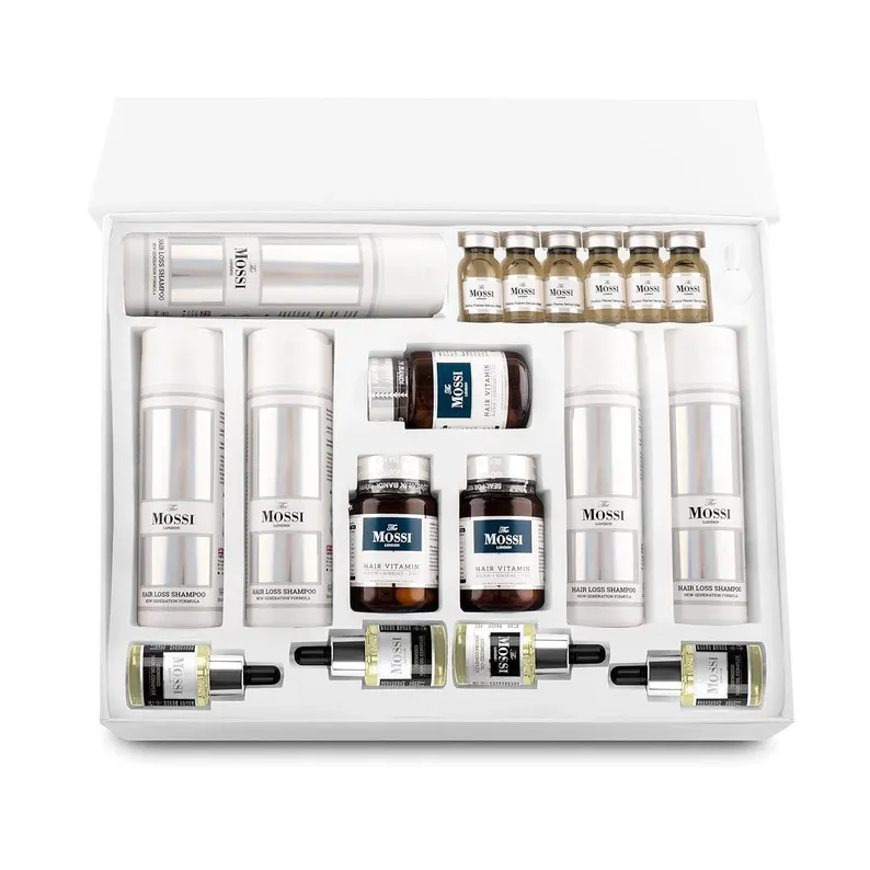 The Mossi London 6 Months Flacon Plus Hair Set - Mossi Anti Hair Loss FULL Kit