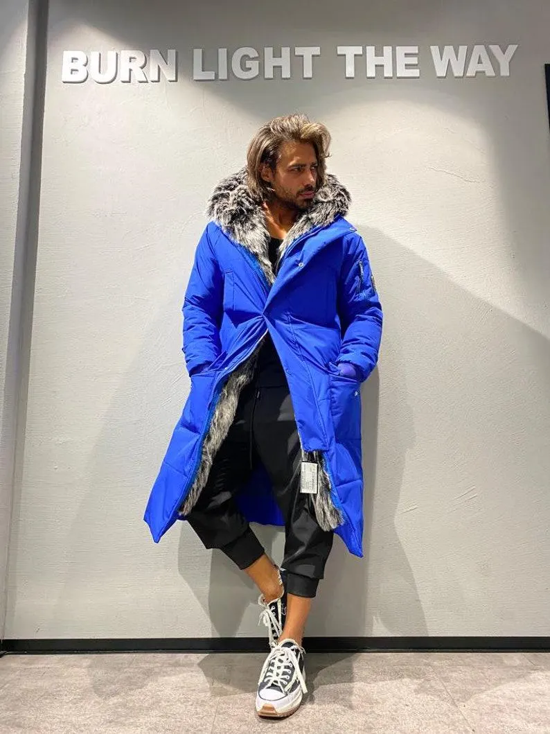 Mens Long Parka 10 colors