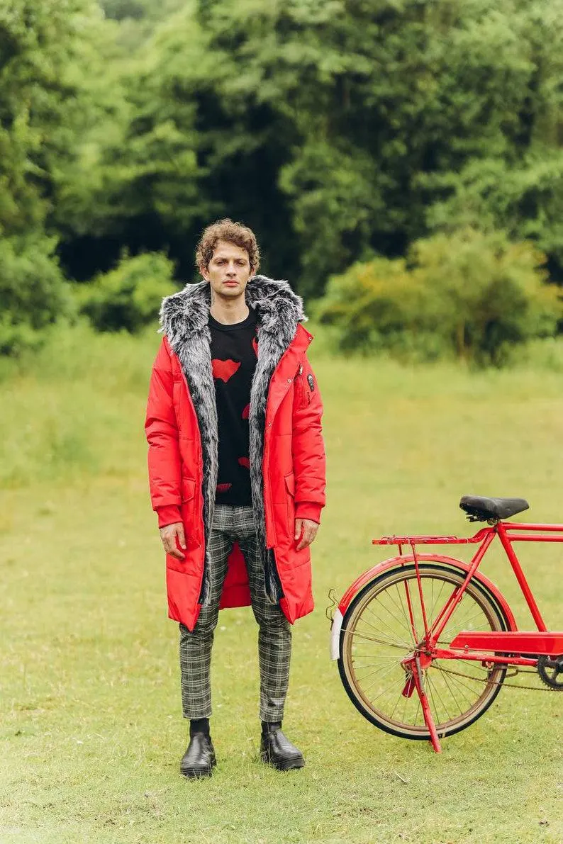 Mens Long Parka 10 colors