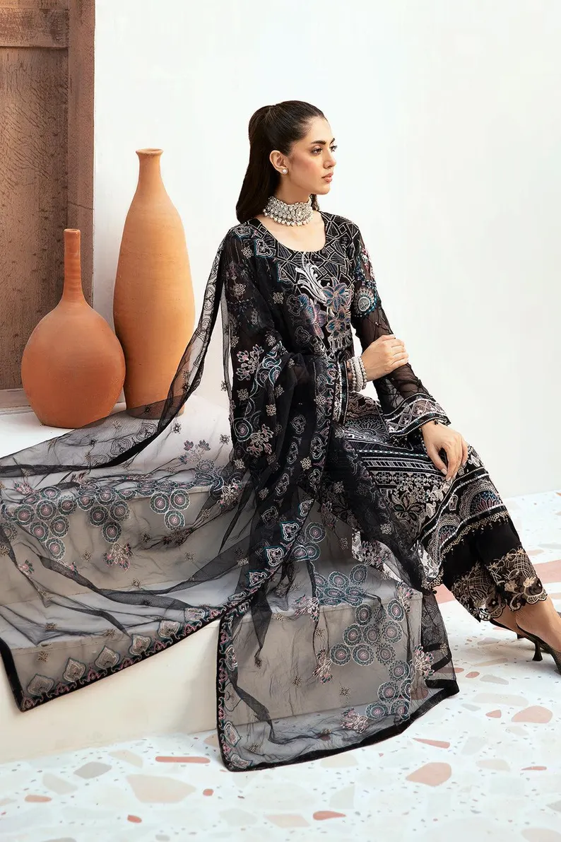 Black Salwar Kameez For Women