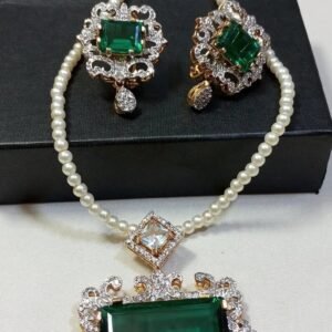 Emerald green Jewelry Set