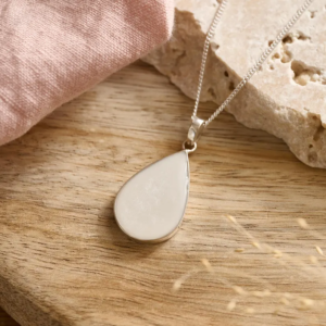 Breastmilk Jewelry Teardrop Necklace