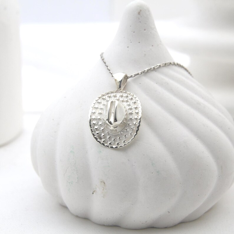 Sheriff Hat Cremation Necklace